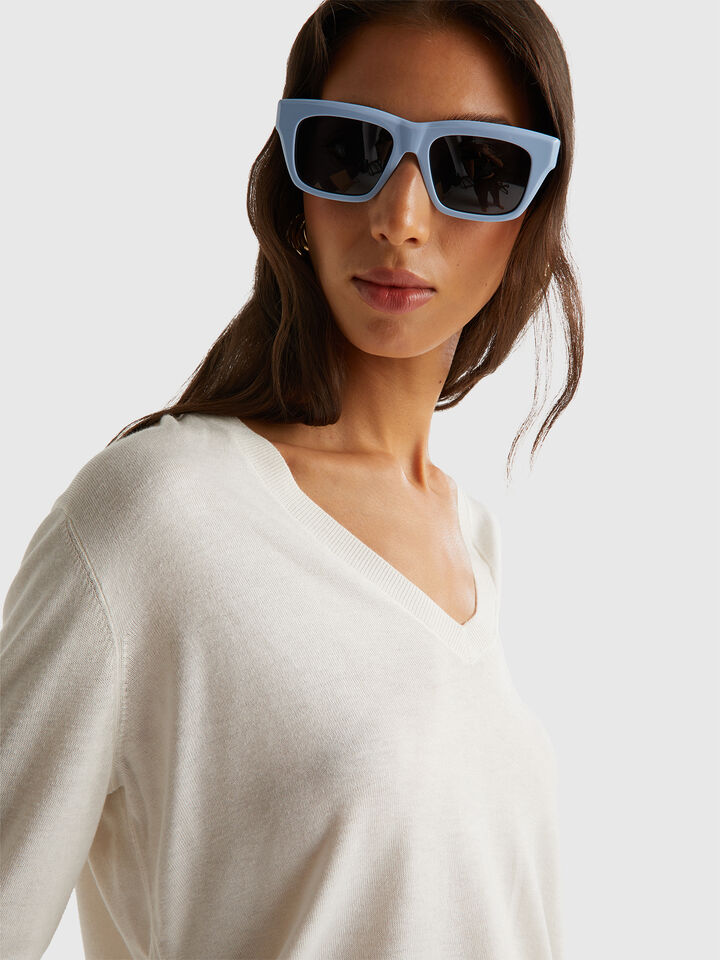 V NECK SWEATER L/S Women image number 4